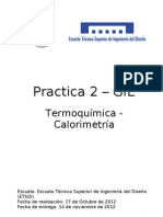 Practica 2 - Calorimetria-Memoria