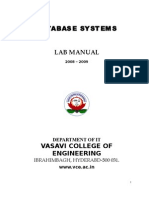 Lab Manual DBMS