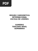 80619 Escola de Lideres Sumario Nivel 3 SEMINARIO