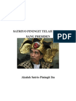 Satrio Piningit TELAH HADIR