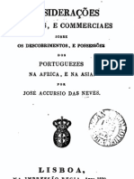 Considerações Políticas e Comerciais Sobre Os Descobrimentos e Possessões Dos Portugueses Na África e Na Ásia, Por José Accursio Das Neves