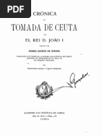 Crónica da Tomada de Ceuta de Gomes Eanes de Zurara