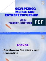 SPE3002 Entrerpeneurship - Creativity and Innovation w8[1]