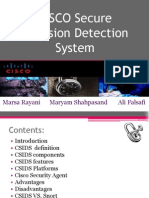 CISCO Secure Intrusion Detection System