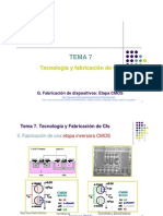 Tema 7: Tecnología Y Fabricación de Cis