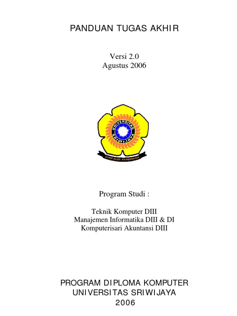 Contoh Tugas Akhir D3 Manajemen Informatika