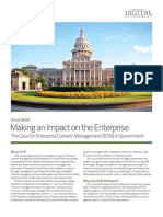 Making An Impact On The Enterprise: The Case For ECM in Government