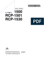Sony Rcp-1500 - Op - Manual