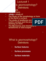 geomorphology