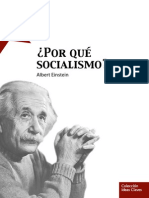 Albert Einstein ¿Por qué Socialismo?