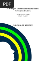 Caderno de resumos