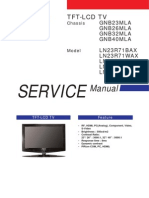 Samsung TFT-LCD TV GNB23MLA GNB26MLA GNB32MLA GNB40MLA LN263R71BAX LN263R71WAX LN26R71BAX LN32R71BAX LN40R71BAX PDF