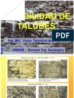 Ing. MIC. Víctor Tolentino Iparraguirre - Escuela Ing. Geológica