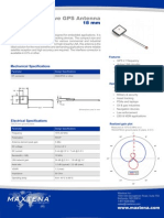 Embedded Active GPS Antenna - 18mm