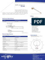 Embedded Active GPS Antenna - 10mm - Maxtena