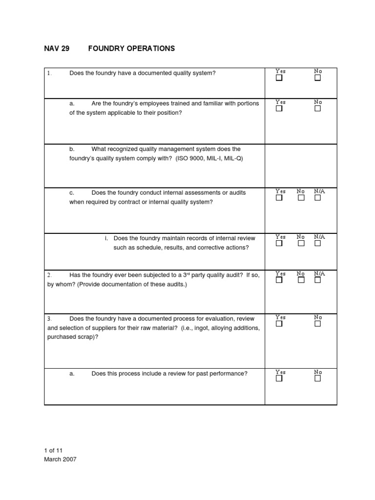 audit Foundry Calibration