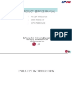 DVR Product Service Manual: - PVR & Epf Introduction - Error Message List - Software Download