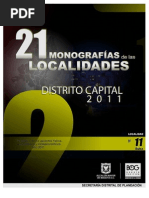 Suba, 21 Monografías de las Localidades. Distrito Capital Bogotá, Colombia. 2011