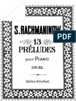 13 Préludes pour piano - S. Rachmaninov