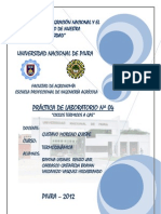 Practica de Laboratorio #04 (Termodinámica)