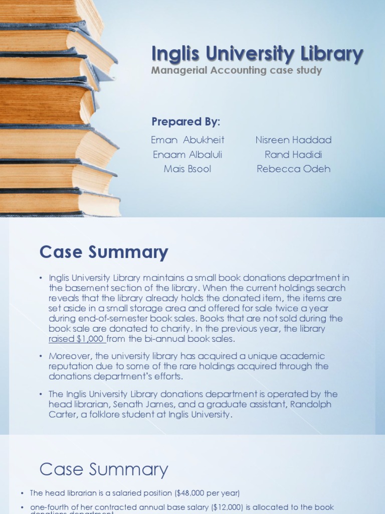 Accounting case study examples picture