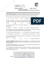 Primer Examen Parcial Fisica Preuniversitaria