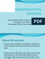 Mempersiapkan Generasi