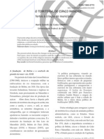 A Formação Territorial Do Espaço Paraense: Dos Fortes À Criação de Municípios