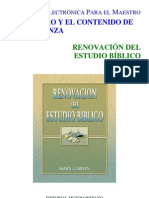 Renovacion Del Estudio Biblico MAE - RENO PDF