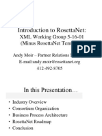 Introduction To Rosettanet:: XML Working Group 5-16-01 (Minus Rosettanet Template)