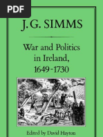 Download War and Polotics in Ireland 1649 - 1730 by Tommy Parker SN117461707 doc pdf