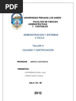 Certificacion Haccp