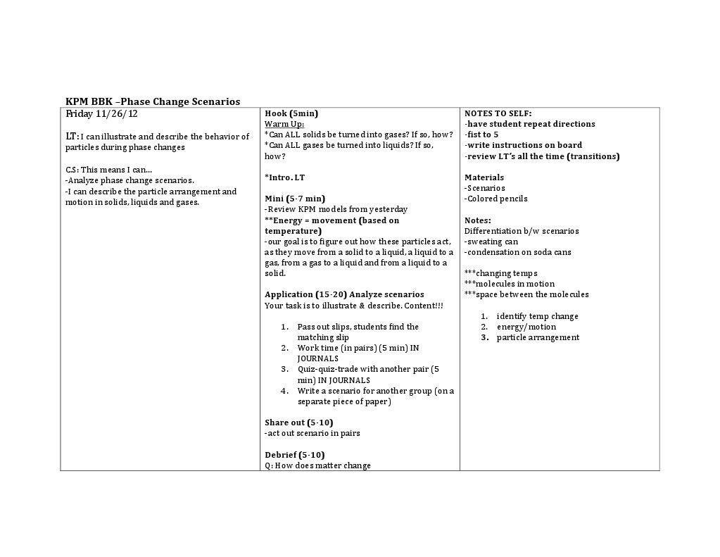 KPM Scenarios | PDF