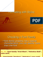 Formatting Style