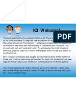 Welcome Poster k3