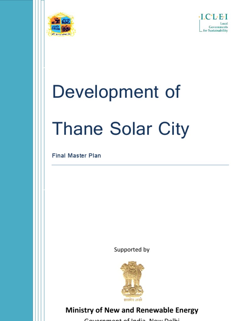 Thane Solar City Master Plan | PDF | World Energy Consumption ...