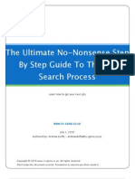 The Ultimate No-Nonsense Step by Step Guide To The Job Search Process
