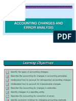 Accounting Changes and Errors