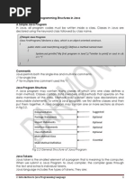 2.3 Fundamental Programming Structure in Java