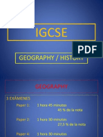 IGCSE Geography and History