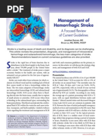 Management of Hemorrhagic Stroke