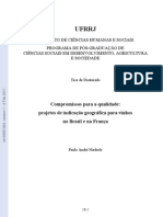 NIEDLER - Compromissos para A Qualidade Projetos de IG para Vinhos No BR e FR