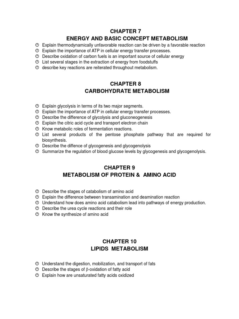 Metabolic Pathways and Energy Transfer | PDF | Wellness | Technology ...
