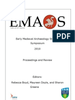 Early Mdvl Archaeology Symposium Dublin