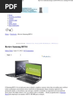 » Review Samsung RF511 - Tudo em Tecnologia