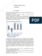 Perspectivas Economicas para El 2012