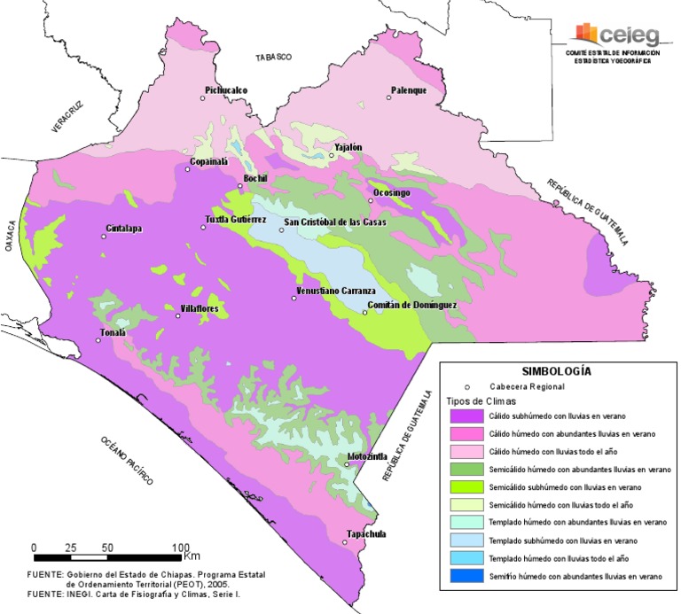 Chiapas Climas