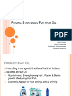 Pricing Strategies For Hair Oil