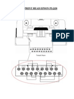 Print Head Epson PLQ20 Pin Configuration