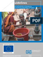 Model Guidelines for MAINSTREAMING wATER AND sANITATION eMERGENCIES pROTRACTED cRISES, LRRD and Disaster Preparedness Operations.